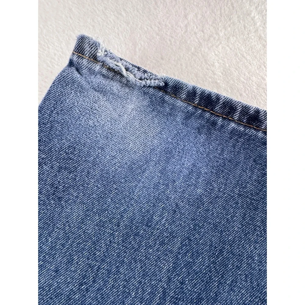 Levi's 505 Regular Fit Jeans Men's 40x32 Light Wash Straight Leg 100% Cotton